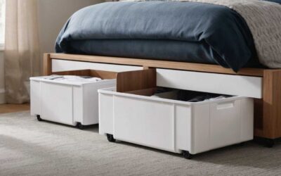 boite de rangement sous lit : boîtes à roulettes, livraison